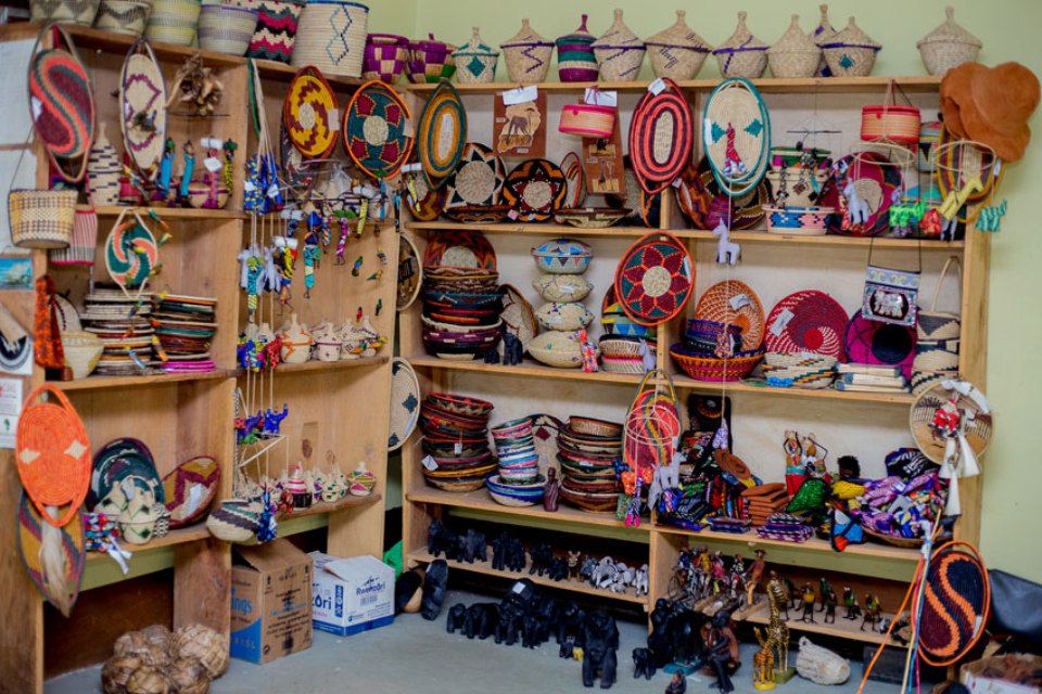 Crafts by Bigodi women