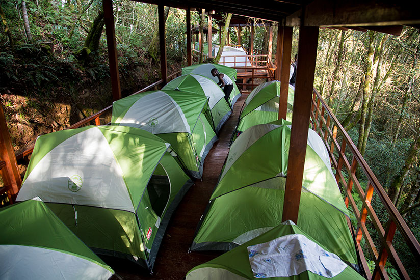 Wilderness campsites
